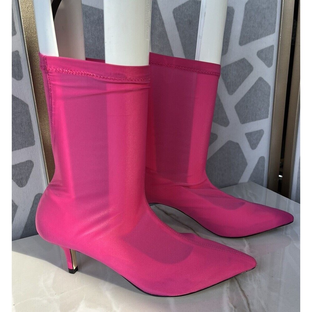 H&M Pink Heeled Boots